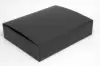 13-3/4L x 10-7/8W x 3-1/8H, Black Linen Premium Folding Gift Box, Nero Black