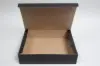 13-3/4L x 10-7/8W x 3-1/8H, Black Linen Premium Folding Gift Box, Nero Black