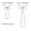 14L, Stretch Loop Bows, Metallic Copper