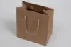 6W x 3-1/2D x 6-1/2H, Kraft Eurotote Bags with Rope Handles
