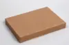 10L x 7W x 1-1/4H, Natural Kraft Pinstripe Apparel Boxes, Kraft Pinstripe