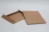 11-1/2L x 8-1/2W x 1-5/8H, Natural Kraft Pinstripe Apparel Boxes, Kraft Pinstripe