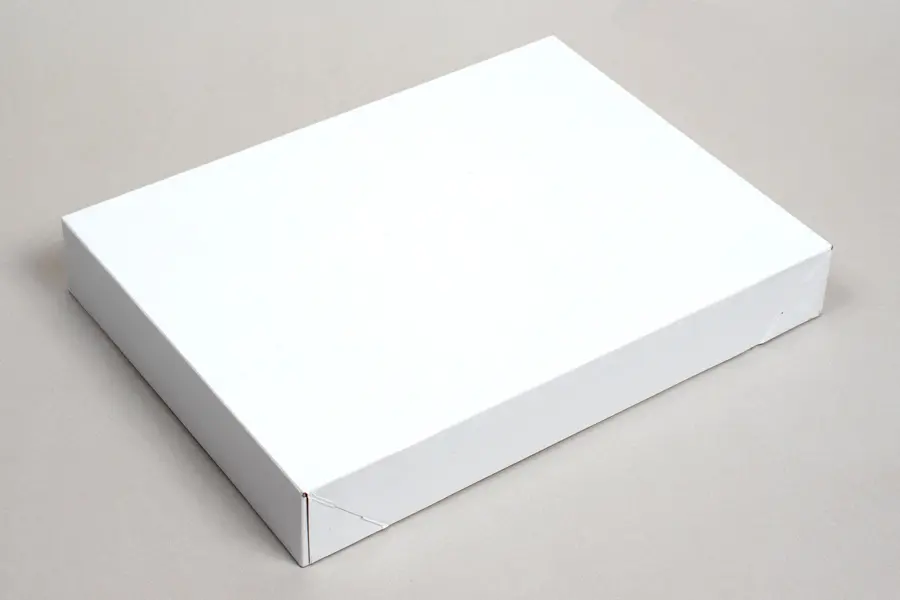 11-1/2L x 8-1/2W x 1-5/8H, Ohio Valley White Gloss Apparel Boxes