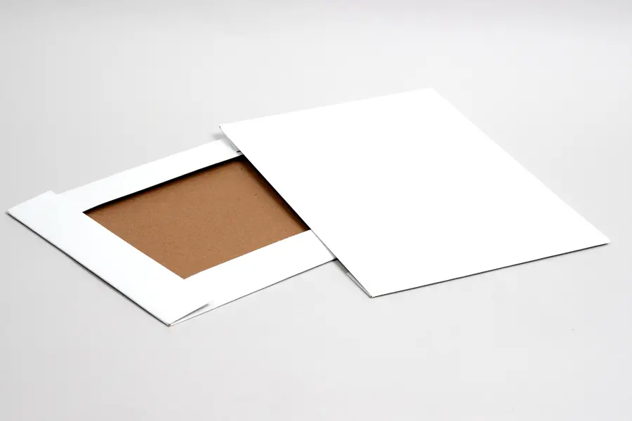 11-1/2L x 8-1/2W x 1-5/8H, Ohio Valley White Gloss Apparel Boxes