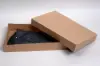 15L x 9-1/2W x 2H, Natural Kraft Pinstripe Apparel Boxes, Kraft Pinstripe