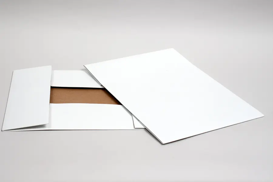 15L x 11W x 4H, Ohio Valley White Gloss Apparel Boxes