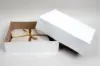 15L x 11W x 4H, Ohio Valley White Gloss Apparel Boxes