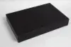17L x 11W x 2-1/2H, Ohio Valley Colored Pop Up Apparel Boxes, Black Gloss