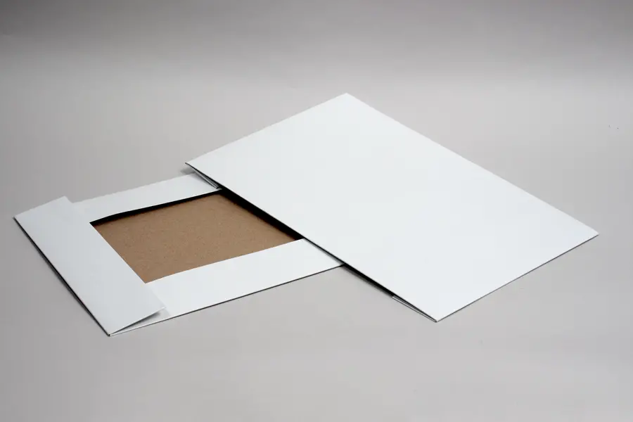 17L x 11W x 2-1/2H, Ohio Valley White Gloss Apparel Boxes