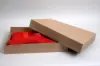 24L x 14W x 4H, Natural Kraft Pinstripe Apparel Boxes, Kraft Pinstripe