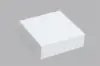4L X 4W, RIGID LID FOR HIGH-WALLED GIFT BOX (LID ONLY), WHITE