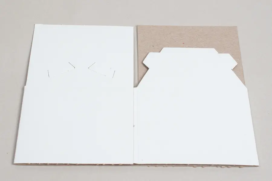 4L X 4W X 3H, HIGH-WALLED FOLDING GIFT BOX BASE (BASE ONLY), WHITE