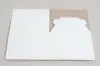 4L X 4W X 3H, HIGH-WALLED FOLDING GIFT BOX BASE (BASE ONLY), WHITE
