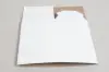 4L X 4W X 6H, HIGH-WALLED FOLDING GIFT BOX BASE (BASE ONLY), WHITE