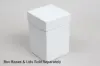 4L X 4W X 6H, HIGH-WALLED FOLDING GIFT BOX BASE (BASE ONLY), WHITE