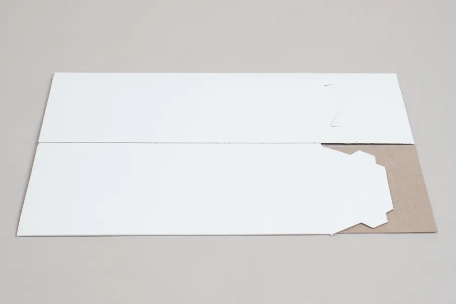 4L X 4W X 9H, HIGH-WALLED FOLDING GIFT BOX BASE (BASE ONLY), WHITE
