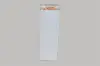 4L X 4W X 12H, HIGH-WALLED FOLDING GIFT BOX BASE (BASE ONLY), WHITE
