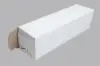 4L X 4W X 12H, HIGH-WALLED FOLDING GIFT BOX BASE (BASE ONLY), WHITE