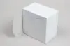 5L X 5W X 3H, HIGH-WALLED FOLDING GIFT BOX BASE (BASE ONLY), WHITE