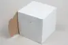 6L X 6W X 3H, HIGH-WALLED FOLDING GIFT BOX BASE (BASE ONLY), WHITE