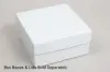 6L X 6W X 3H, HIGH-WALLED FOLDING GIFT BOX BASE (BASE ONLY), WHITE