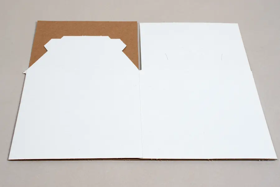 6L X 6W X 6H, HIGH-WALLED FOLDING GIFT BOX BASE (BASE ONLY), WHITE
