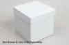 6L X 6W X 6H, HIGH-WALLED FOLDING GIFT BOX BASE (BASE ONLY), WHITE