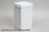 6L X 6W X 12H, HIGH-WALLED FOLDING GIFT BOX BASE (BASE ONLY), WHITE