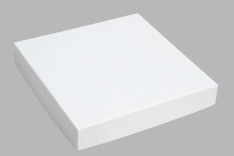 8L X 8W, RIGID LID FOR HIGH-WALLED GIFT BOX (LID ONLY), WHITE