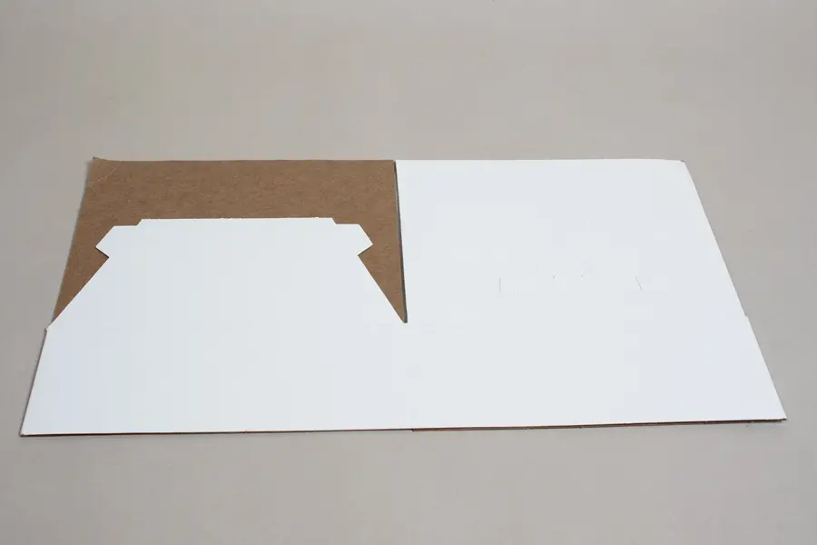 8L X 8W X 3H, HIGH-WALLED FOLDING GIFT BOX BASE (BASE ONLY), WHITE