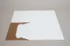 8L X 8W X 9H, HIGH-WALLED FOLDING GIFT BOX BASE (BASE ONLY), WHITE