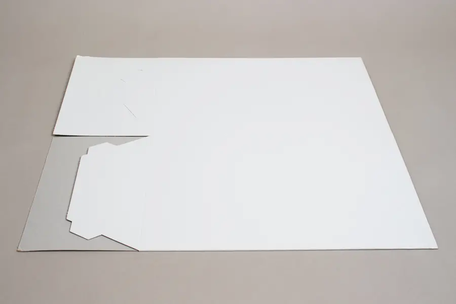 8L X 8W X 12H, HIGH-WALLED FOLDING GIFT BOX BASE (BASE ONLY), WHITE