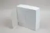 10L X 10W X 3H, HIGH-WALLED FOLDING GIFT BOX BASE (BASE ONLY), WHITE