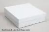 10L X 10W X 3H, HIGH-WALLED FOLDING GIFT BOX BASE (BASE ONLY), WHITE