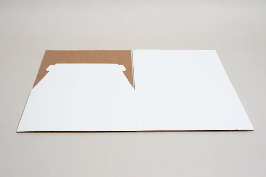 10L X 10W X 6H, HIGH-WALLED FOLDING GIFT BOX BASE (BASE ONLY), WHITE