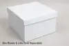 10L X 10W X 6H, HIGH-WALLED FOLDING GIFT BOX BASE (BASE ONLY), WHITE