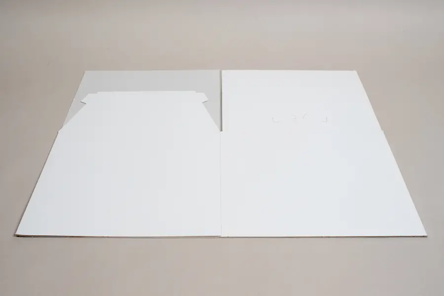 10L X 10W X 9H, HIGH-WALLED FOLDING GIFT BOX BASE (BASE ONLY), WHITE