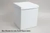 10L X 10W X 12H, HIGH-WALLED FOLDING GIFT BOX BASE (BASE ONLY), WHITE