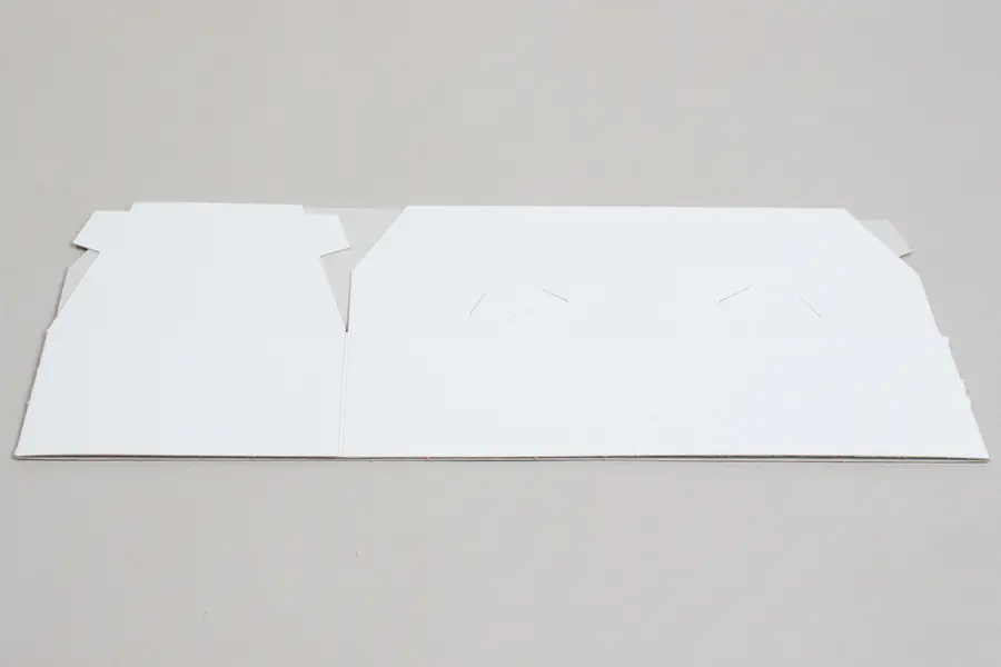 10L X 5W X 3H, HIGH-WALLED FOLDING GIFT BOX BASE (BASE ONLY), WHITE