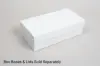 10L X 5W X 3H, HIGH-WALLED FOLDING GIFT BOX BASE (BASE ONLY), WHITE