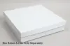 14L X 14W X 3H, HIGH-WALLED FOLDING GIFT BOX BASE (BASE ONLY), WHITE