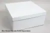 14L X 14W X 6H, HIGH-WALLED FOLDING GIFT BOX BASE (BASE ONLY), WHITE