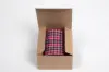 3L x 3W x 2H, Ohio Valley Recycled Gift Boxes, Kraft Pinstripe