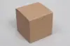 3L x 3W x 3H, Ohio Valley Natural Kraft Pinstripe Tuck-Top Gift Boxes