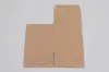 4L x 4W x 4H, Ohio Valley Natural Kraft Pinstripe Tuck-Top Gift Boxes