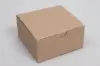 4L x 4W x 2H, Ohio Valley Natural Kraft Pinstripe Tuck-Top Gift Boxes