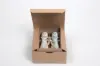 4L x 4W x 2H, Ohio Valley Natural Kraft Pinstripe Tuck-Top Gift Boxes