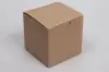 4L x 4W x 4H, Ohio Valley Natural Kraft Pinstripe Tuck-Top Gift Boxes