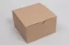 5L x 5W x 3H, Ohio Valley Natural Kraft Pinstripe Tuck-Top Gift Boxes