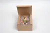 5L x 5W x 3H, Ohio Valley Natural Kraft Pinstripe Tuck-Top Gift Boxes